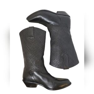 Dingo Leather Black Western boots Size 7.5